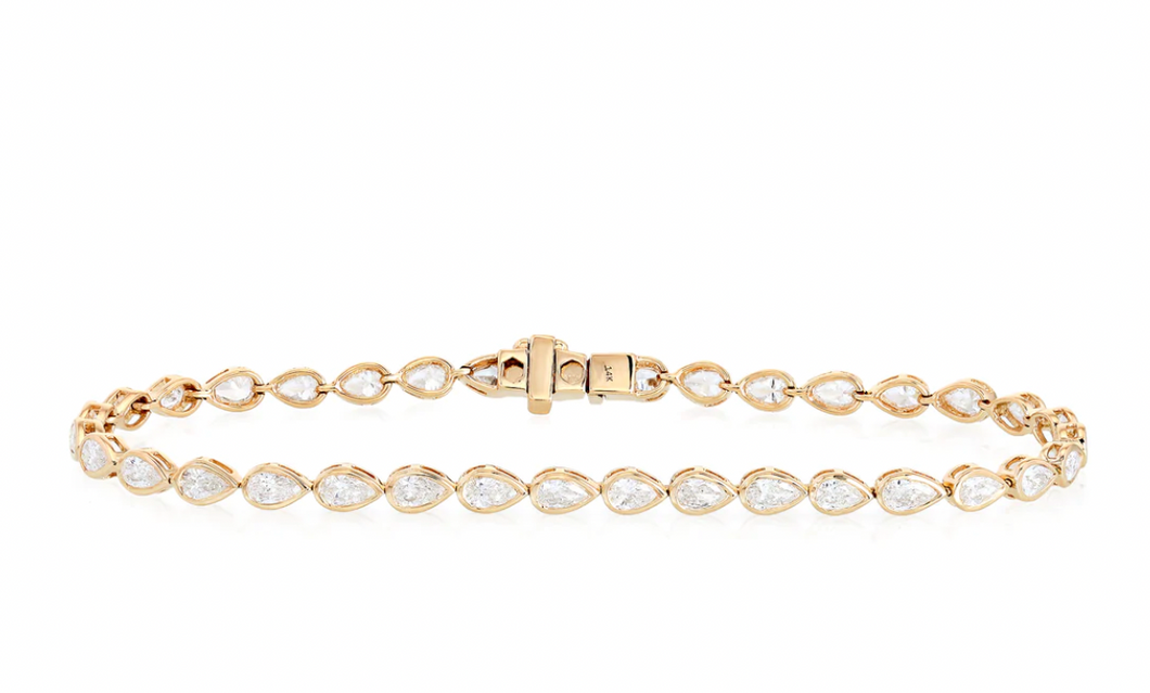 Diamond Pear Shape Bracelet