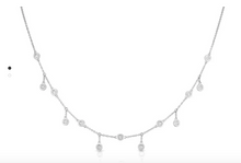 Load image into Gallery viewer, Mini Diamond Bezel Shaker Necklace
