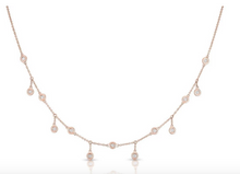 Load image into Gallery viewer, Mini Diamond Bezel Shaker Necklace
