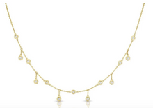 Load image into Gallery viewer, Mini Diamond Bezel Shaker Necklace
