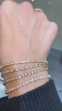 Load and play video in Gallery viewer, Diamond Pear Shape Bracelet
