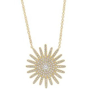 Diamond Starburst Necklace