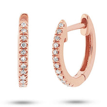 Load image into Gallery viewer, Diamond Huggie Earrings
